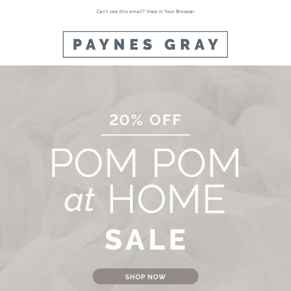 😴 BEDDING SALE // 20% off Pom Pom at Home