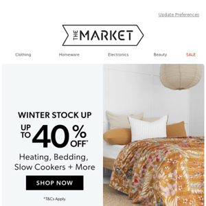 Warm Up Your Winter ❄️ Stock Up on Heating, Bedding, Slow Cookers +  More