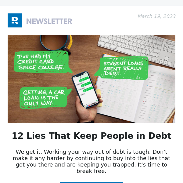 12 Lies That Keep People in Debt