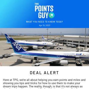 ✈ Fly Business to Japan for 60,000 Miles, Award Booking Tips & More Daily News From TPG ✈