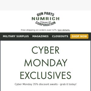 💥 Cyber Monday Sale - Four (4) Exclusive Offers💥