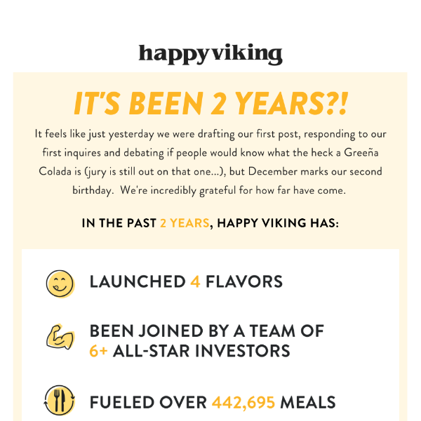 Happy Viking is HOW old?!