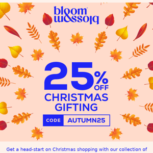 25% off Christmas gifts - Limited time only 🎄