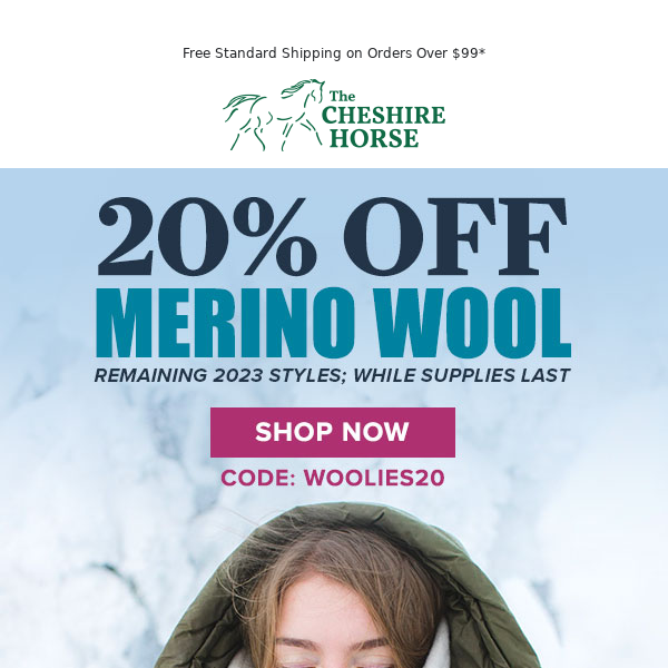 Stay Cozy This Winter With 20% Off Merino Wool