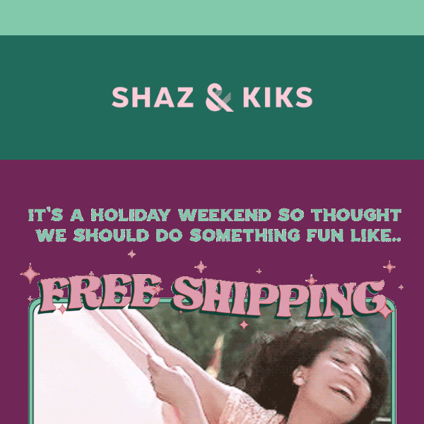 FREE SHIPPING SITEWIDE!