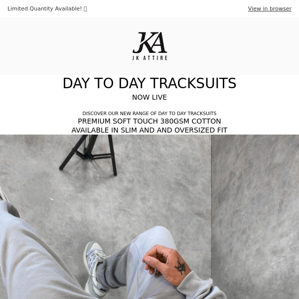 🚨 DAY TO DAY TRACKSUITS NOW LIVE 🚨