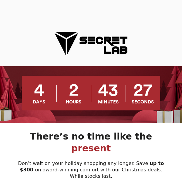 Time's running out for gift shopping