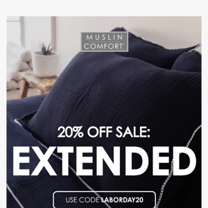 20% Off EXTEDNED ✨