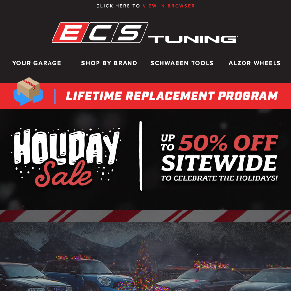 Save Up To 50% During The ECS Holiday Sale!