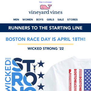 Ready, Set, Go Shop Boston Wicked Strong Tees