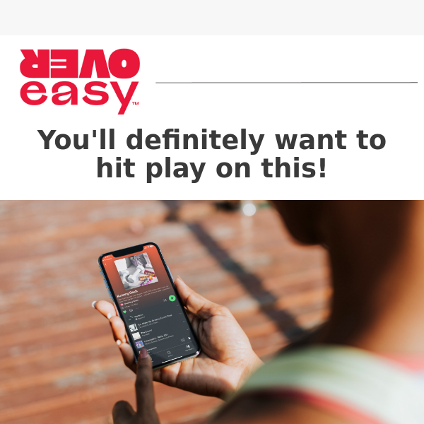 Did you know Over Easy has a playlist on Spotify made for runners?! 🏃🏃‍♀️