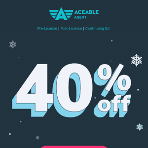 Seasonal Savings from AceableAgent starting now!