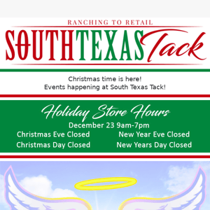 🎄 Holiday Happenings at South Texas Tack 🎅