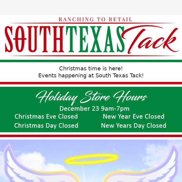 🎄 Holiday Happenings at South Texas Tack 🎅