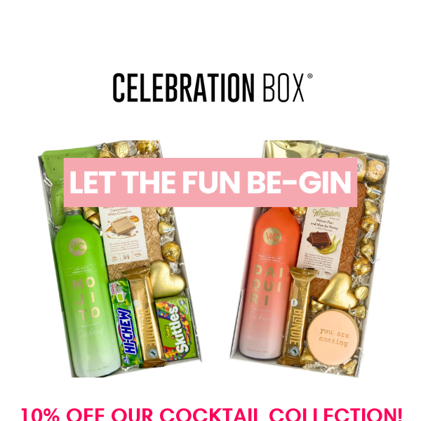 10% OFF Cocktail Boxes 🌴☀️