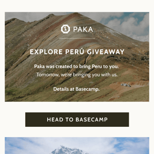 EXPLORE PERU: Launch + Trip Giveaway