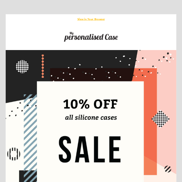 📣 Not kidding! Here's your access to 10% off on silicone cases.