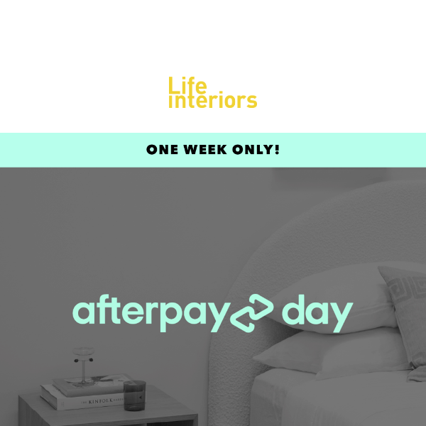 Afterpay Day is Here!