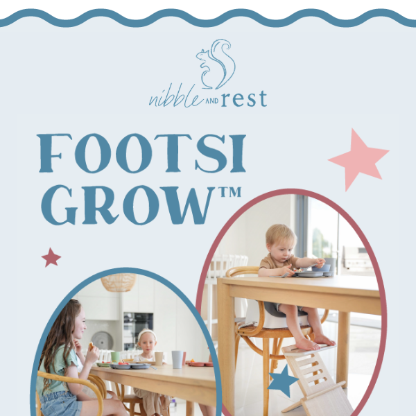 The Footsi Grow™ will Grow Up with your Child