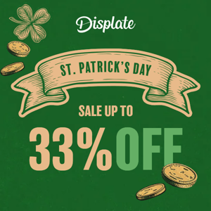 🍀Your wall AND wallet just got lucky!
