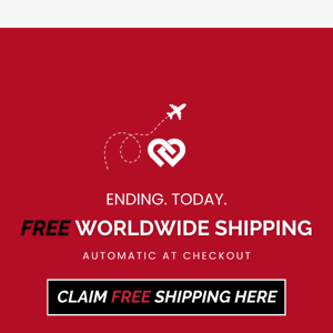 Ending Today…. FREE SHIPPING