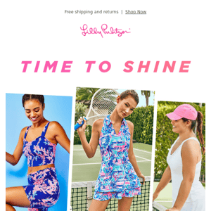 Sun protection meets Lilly style.