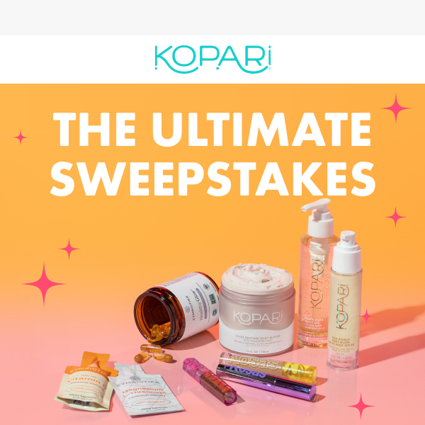 The Ultimate Sweepstakes is ON