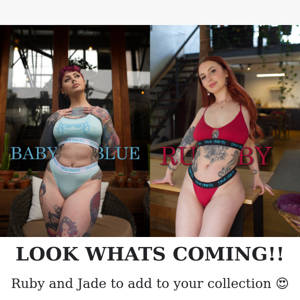 Meet our 2 new colours...Ruby and Jade 😍