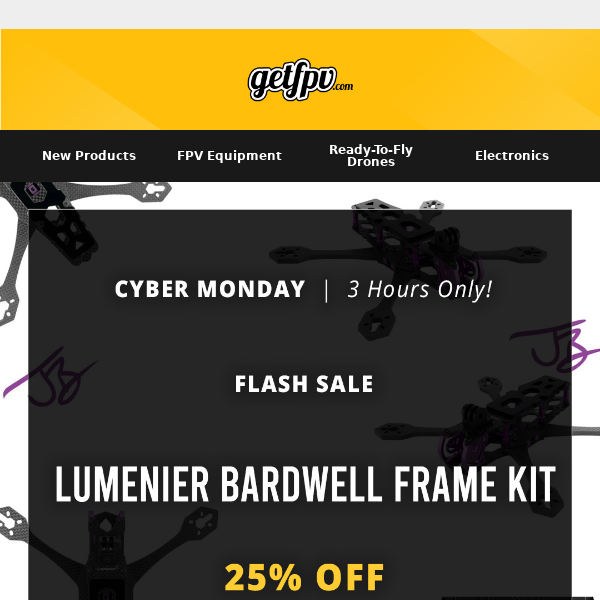 🚀🔥 FLASH SALE: Save 25% on Lumenier QAV-S 2 Joshua Bardwell Frame Kit  |  BRAND SALE: Save 10% on EMAX Products 🔥🚀