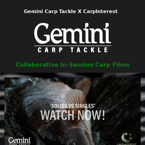 Gemini Carp Tackle X CarpInterest EPISODE 1 - Gemini Carp Tackle