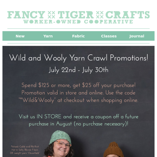 The 2023 Wild & Wooly Yarn Crawl is HERE