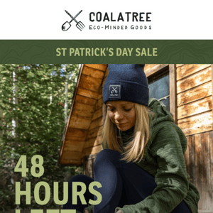 48 Hours Left for St. Patrick's Day Sale