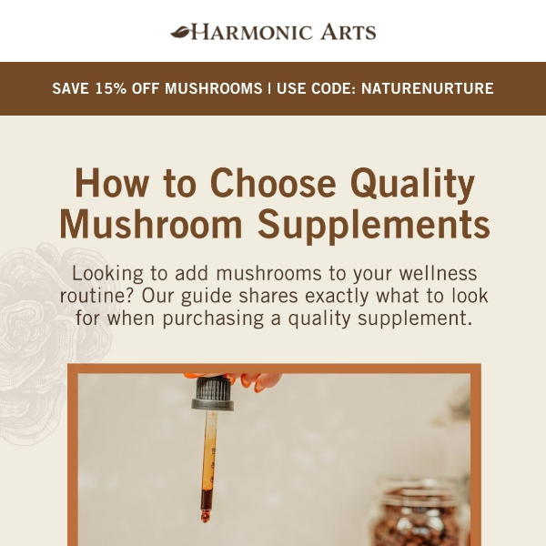 Looking for a high quality mushroom supplement?