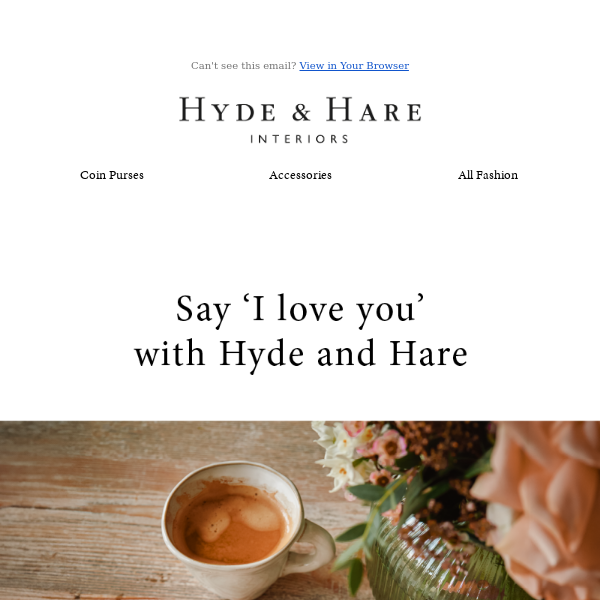 Say 'I love you' with Hyde and Hare