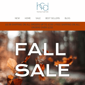 🍁 Fall into Savings: Up to 60% Off