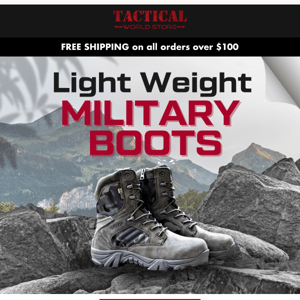 Light Weight Military Boots - Perfect for any Mission