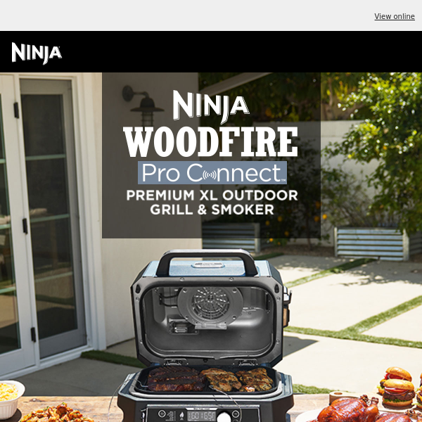 Ninja Woodfire ProConnect XL Outdoor Grill & Smoker | OG901RAW