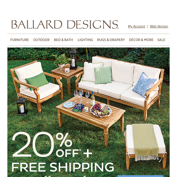 Celebrate Earth Day with 20% off outdoor
