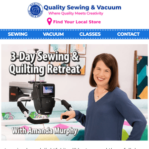 3-Day Quilt Retreat Enrolling Now