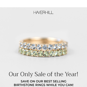 Our bestselling ring is on sale! 💫