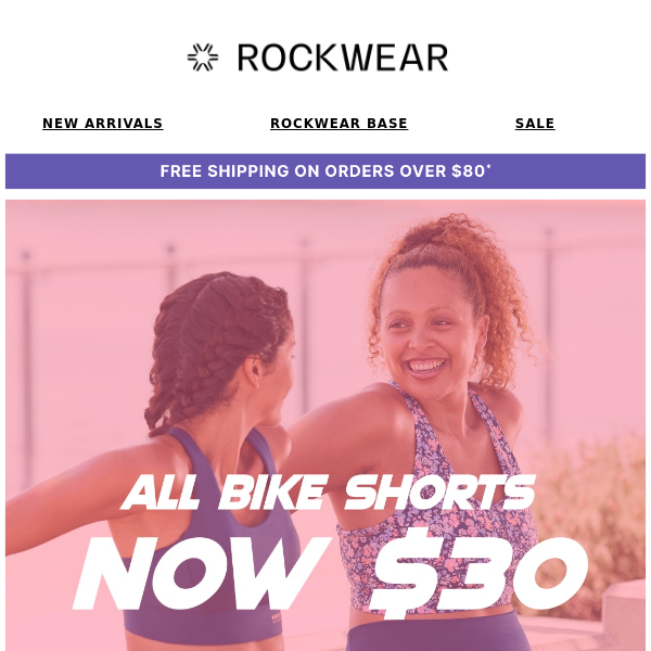 Quick! All Bike Shorts Now $30 🏃‍♀️