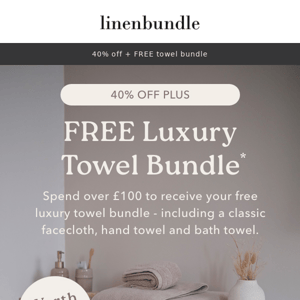 The FREE Towel Bundle is BACK! 😱