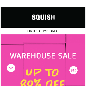 WAREHOUSE SALE 🍬