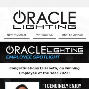 Meet the Oracle Lighting Employee of the Year!