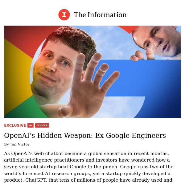 Exclusive: OpenAI Had a Hidden Weapon: Ex-Google Engineers