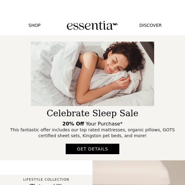 This is Not a Sale. It’s a Celebration to Improve Your Sleep!