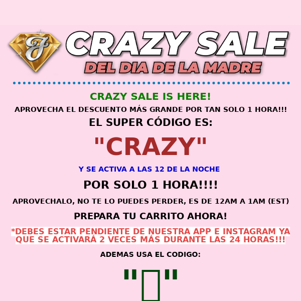 Javier The Jeweler NYC, MOTHER'S DAY CRAZY SALE IS HERE!!! PREPARATE Y APROVECHALO!