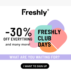 Get 30% Off at Freshly! Sign Up, Earn Rewards, and Celebrate 🧨