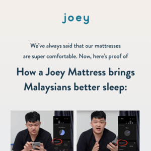 How the Joey Mattress helps Malaysians sleep better 💤😴