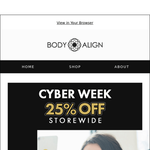 🔔 Cyber Weekend Sale
